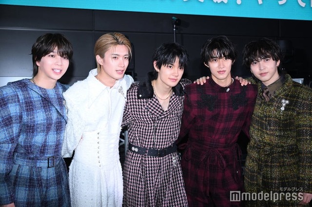 M!LK／塩崎太智、山中柔太朗、佐野勇斗、曽野舜太、吉田仁人（C）モデルプレス