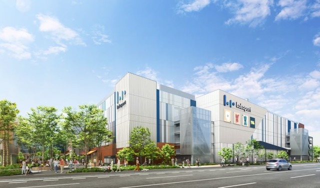 「三井ショッピングパーク ららぽーとTOKYO-BAY北館建替え計画」外観CG