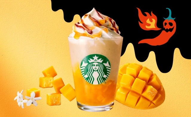 ホットハニー オリエンタル マンゴー & ティー フラペチーノ／提供画像