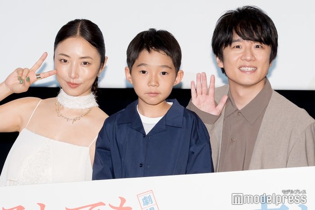 「劇場版 それでも俺は、妻としたい」公開記念舞台挨拶に出席したMEGUMI、嶋田鉄太、風間俊介（C）モデルプレス