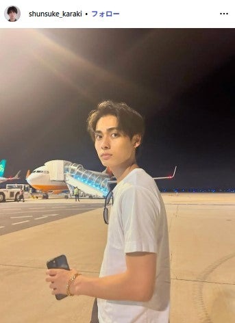 イメチェン前の唐木俊輔／Instagramより