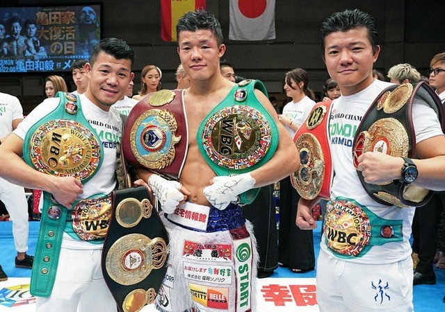 亀田三兄弟（左から興毅、和毅、大毅）／提供画像