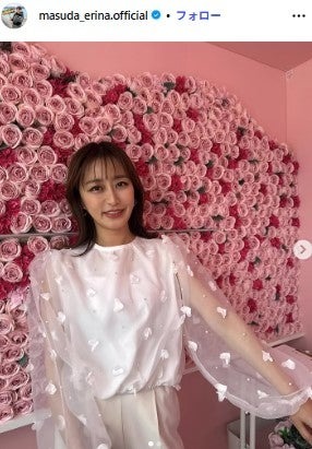枡田絵理奈アナウンサーInstagramより