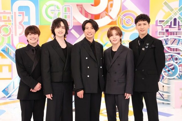 （左から）大橋和也、玉森裕太、相葉雅紀、山田涼介、藤井流星（C）フジテレビ