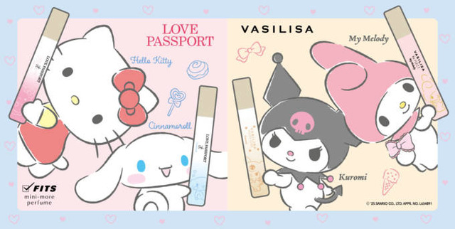 ミニモアパフューム、サンリオキャラクターズのミニ香＆練り香水を発売