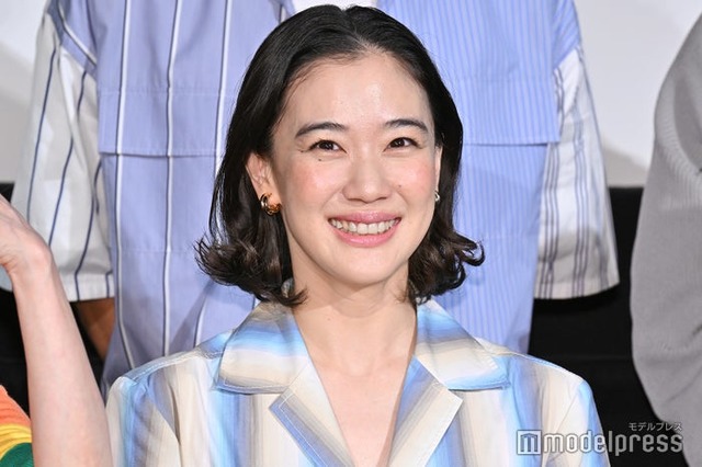 「それいけ！アンパンマン　チャポンのヒーロー！」完成披露上映会に出席した蒼井優（C）モデルプレス