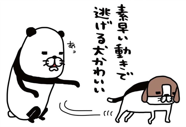 愛犬の鼻をよく観察してみると…マッシュルームの断面図みたい！【パンダと犬 ＃４】