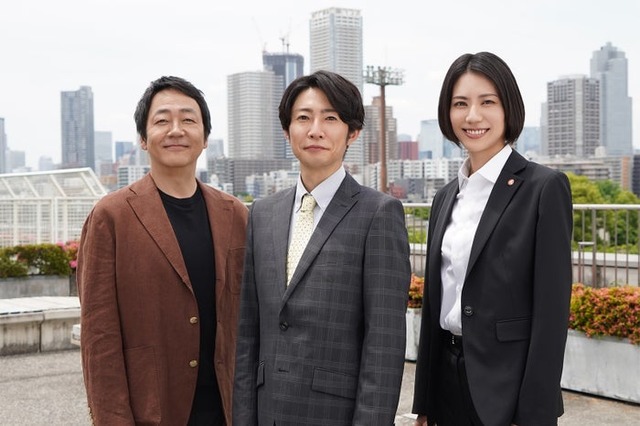 大森南朋、相葉雅紀、松下奈緒（C）テレビ朝日