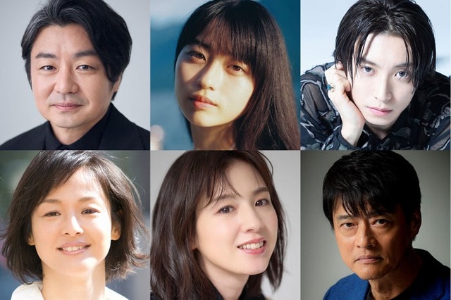 （上段左から）水橋研二、菊池日菜子、阿部顕嵐（下段左から）黒沢あすか、宮内ひとみ、神保悟志（提供写真）