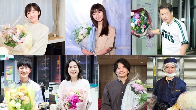 （上段左から）森田望智、齋藤飛鳥、田中哲司（下段左から）小林虎之介、西田尚美、萩原聖人、浜野謙太（C）日本テレビ