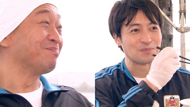 城島茂、桝太一（C）日本テレビ