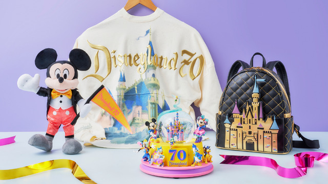 カリフォルニアディズニー70周年記念コレクションが一部ストアで発売！特別感あふれるアイテムが盛りだくさん
