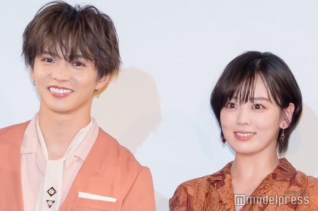 ドラマ「恋愛禁止」第1話特別上映会に出席した佐藤大樹、伊原六花（C）モデルプレス
