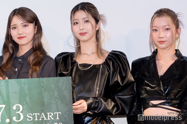 ドラマ「恋愛禁止」第1話特別上映会に出席した釼持菜乃、田中優希、坂口梨乃（C）モデルプレス