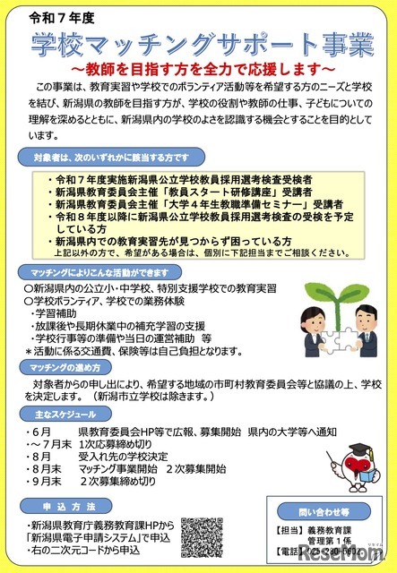 令和7年度 学校マッチングサポート事業