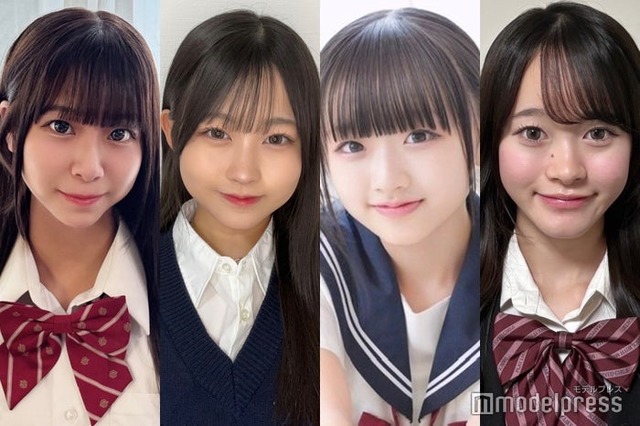 「高一ミスコン2025」暫定上位4人（提供写真）