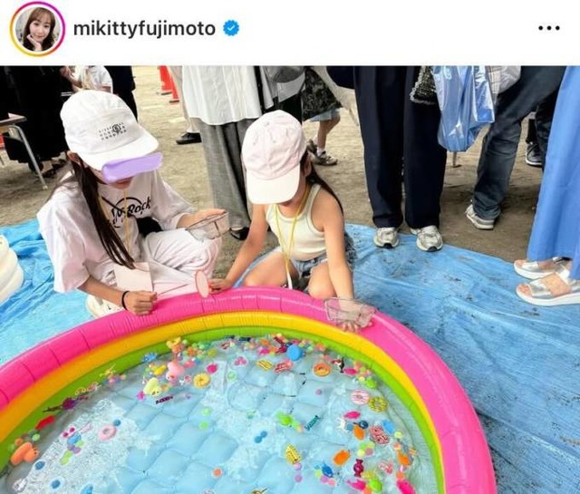 藤本美貴、9歳長女＆5歳次女のほっこりSHOTに「とっても可愛い」「癒されます」の声