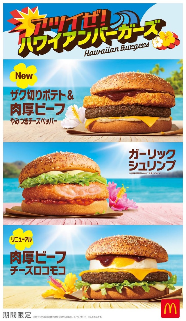 「アツイぜ！ハワイアンバーガーズ」キービジュアル（提供写真）