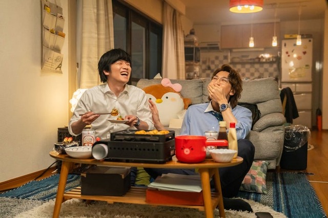 風間俊介、庄司浩平「40 までにしたい 10 のこと」第2話（C）マミタ・libre／「40 までにしたい 10 のこと」製作委員会