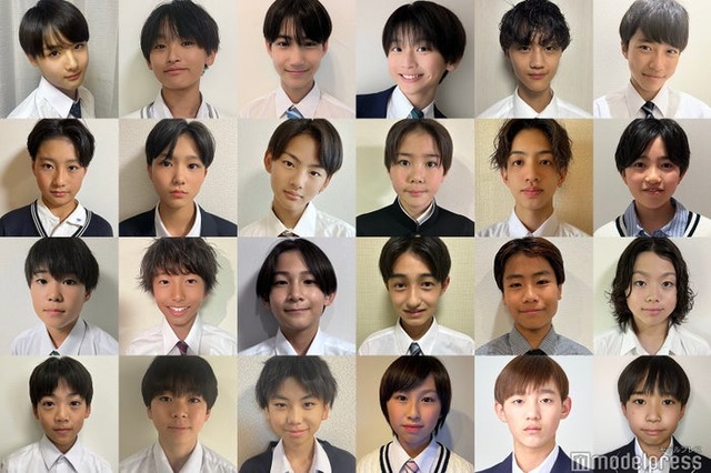 「中一ミスターコン2025」候補者の一部（提供写真）