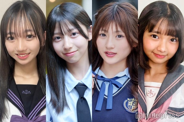 「中一ミスコン2025」暫定上位4人（提供写真）
