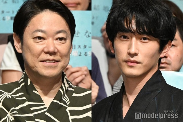 「しあわせな結婚」キャスト登壇イベントに登場した阿部サダヲ、杉野遥亮（C）モデルプレス
