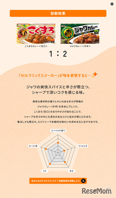 診断結果画面2