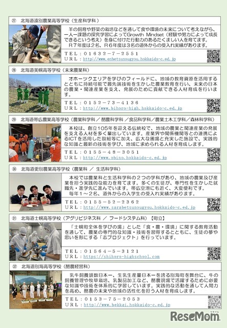 道立高等学校への道外からの出願について