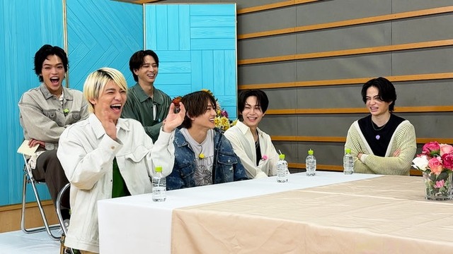 原嘉孝、篠塚大輝、寺西拓人、猪俣周杜、橋本将生、菊池風磨（C）フジテレビ