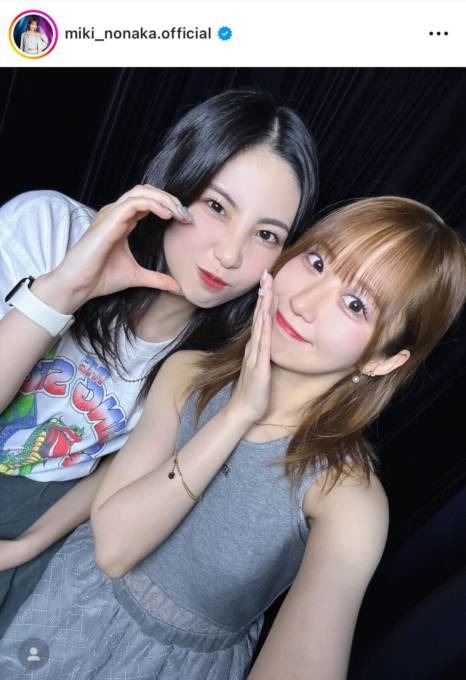 「かわいすぎて大変」モー娘。新リーダー野中美希、櫻井梨央とのお出かけSHOTに反響「本当に仲良し」