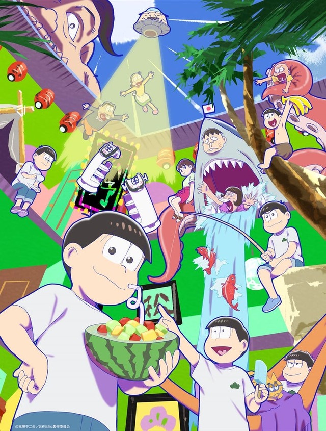 「おそ松さん」第4期メインビジュアル（C）赤塚不二夫／おそ松さん製作委員会