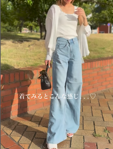 肌見せを控えながら涼しくて爽やか。【ユニクロ】「シアーシャツ」は大人の夏コーデに使えます！【40代の毎日コーデ】