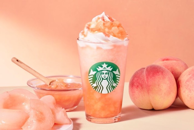 More ヘブンリー ピーチ フラペチーノ／提供画像