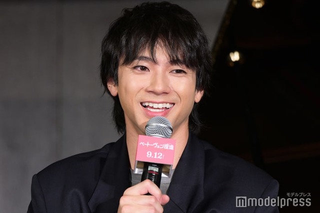 「ベートーヴェン捏造」製作報告会⾒に出席した山田裕貴（C）モデルプレス