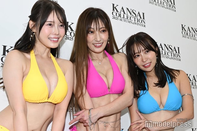 （左から）白川愛梨、熊田曜子、平井こと（C）モデルプレス