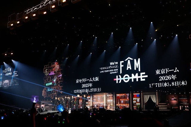 「We're timelesz LIVE TOUR 2025 episode 1 ～FAM～」より（提供写真）