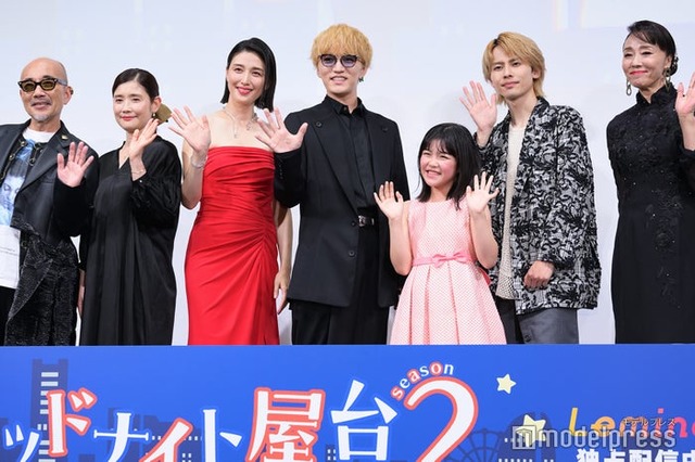 ドラマ「ミッドナイト屋台2～ル・モンドゥ～」配信記念スペシャルトークイベントに出席した竹中直人、石田ひかり、橋本マナミ、神山智洋、永瀬ゆずな、矢花黎、浅野ゆう子
