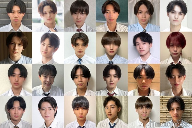 「男子高生ミスターコン2025」候補者の一部（提供写真）