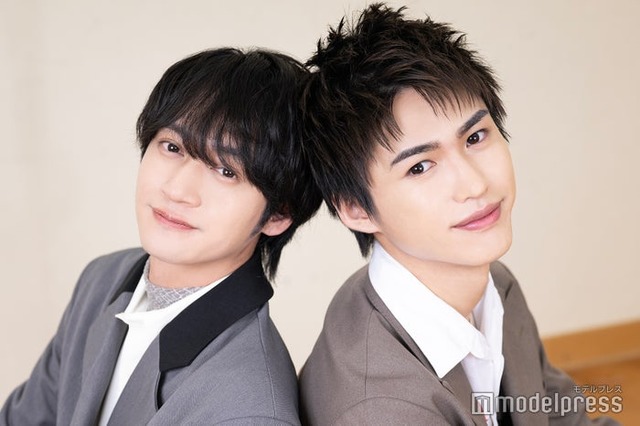 「あの夏、君と出会えて～幻の甲子園で見た景色～」のインタビューに応じた藤井直樹、岡崎彪太郎（C）モデルプレス