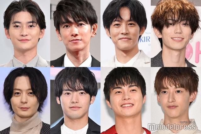 （上段左から時計回り）高橋文哉、佐藤健、松坂桃李、樋口幸平、伊藤あさひ、結木滉星、赤楚衛二、犬飼貴丈（C）モデルプレス