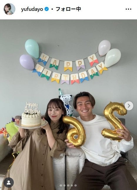由布菜月Instagramより