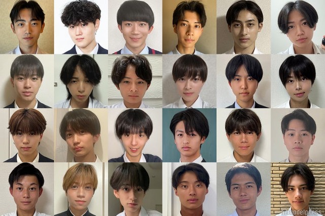 「男子高生ミスターコン2025」6エリアの中間速報上位4人ずつ