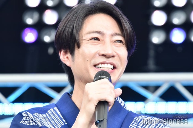 ドラマ「『大追跡～警視庁SSBC強行犯係～』いよいよ今晩6話放送！キャスト大集合！夏の大感謝祭」に出席した相葉雅紀（C）モデルプレス
