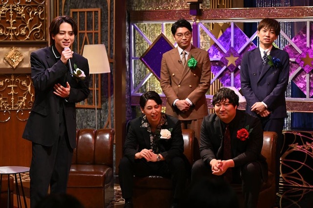 寺西拓人、屋敷裕政、新山、兎、河井ゆずる（C）日本テレビ