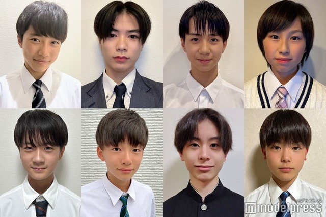「男子中学生ミスターコン2025」西日本ブロックの候補者の一部