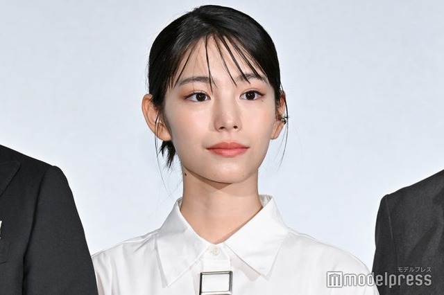 映画「雪風 YUKIKAZE」初日舞台挨拶に出席した當真あみ（C）モデルプレス