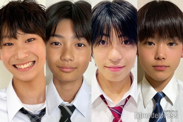 「男子中学生ミスターコン2025」西日本ブロック暫定上位4人
