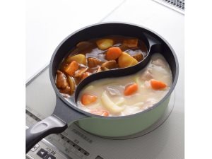 【同時に２品以上調理できる「仕切られ鍋」が有能すぎる！】「たった１つの鍋」でおかず３品、パスタ＆ソースなどを同時進行クッキング！「光熱費も手間も節約できる♪」「セール待ってた！」≪Amazon今トク情報≫