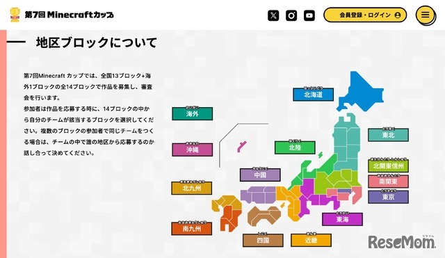 第7回 Minecraftカップ：地区ブロックについて