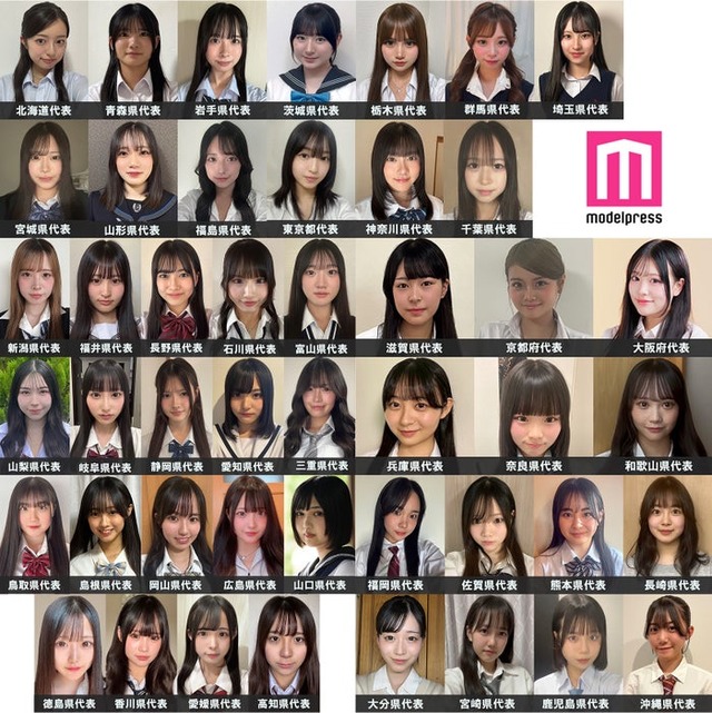 「女子高生ミスコン2025」セミファイナリスト（一部）
